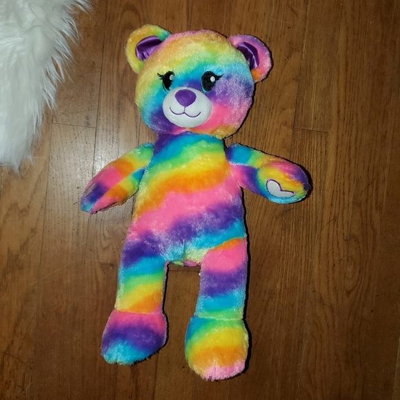 Build-A-Bear Rainbow Teddy Bear - Picture 5 of 8